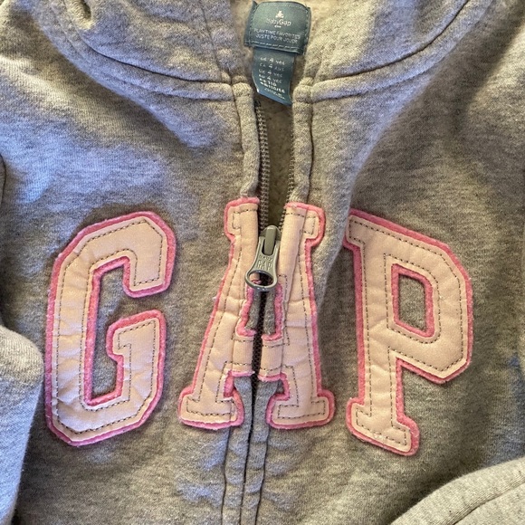 GAP girls full zip hoodie jacket 4 - Picture 3 of 5